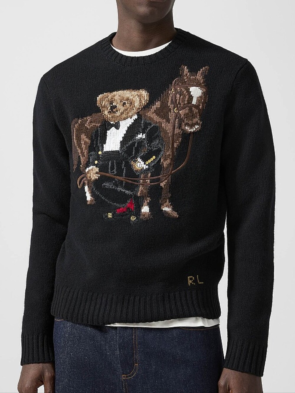 NWOT Polo Ralph Lauren XXL Polo Bear 2026 Lunar Year Of The Horse Wool Sweater